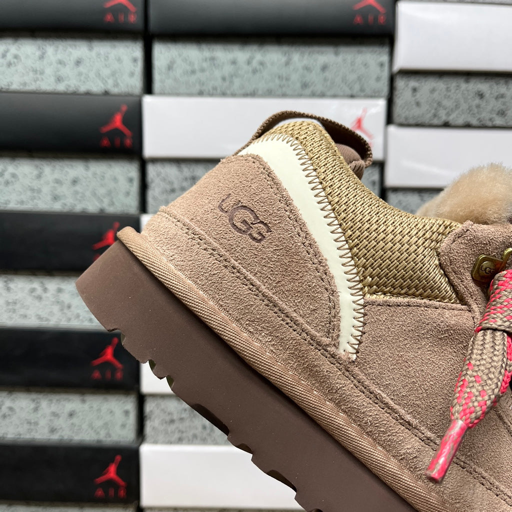 UGG Lowmel Lace-Up Sneaker – Brown Pink | Style 1144032 | Sizes 35–44