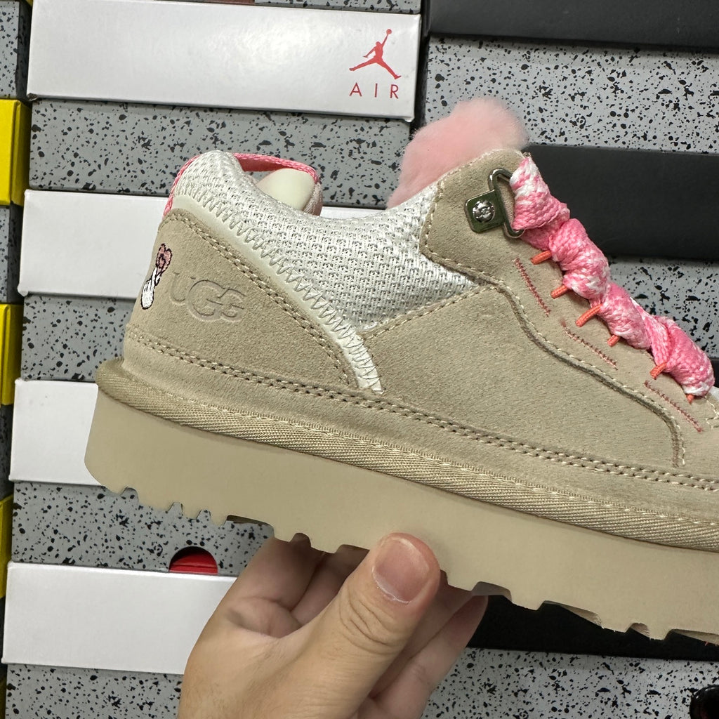 UGG Mellow Low-Top Sneaker – White/Pink | Style 4032 | EU 35–40