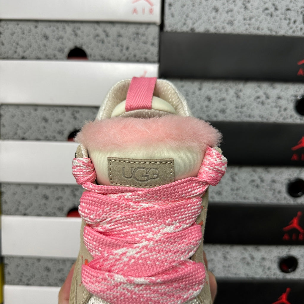 UGG Mellow Low-Top Sneaker – White/Pink | Style 4032 | EU 35–40