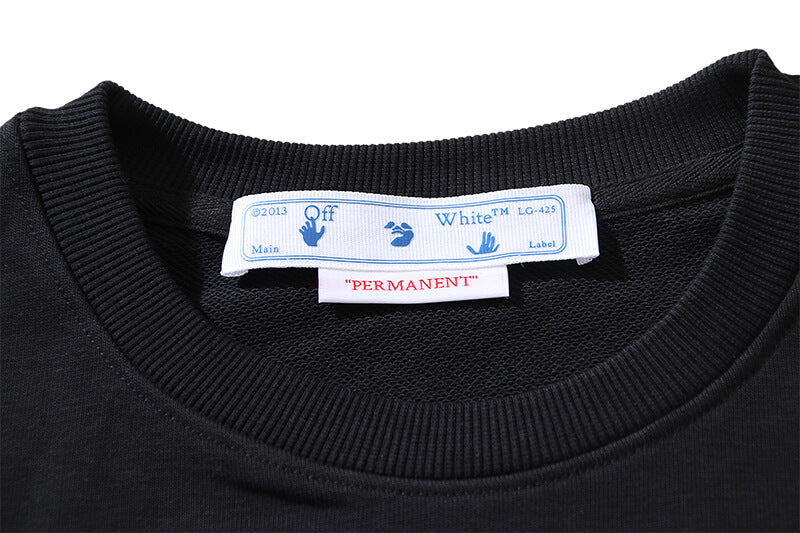Off-White "Cute Here" Graphic Crewneck Sweatshirt