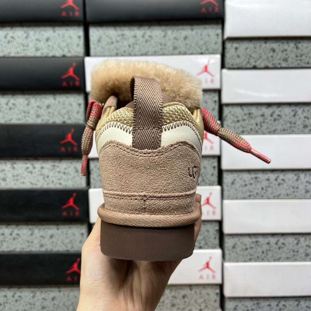 UGG Lowmel Lace-Up Sneaker – Brown Pink | Style 1144032 | Sizes 35–44