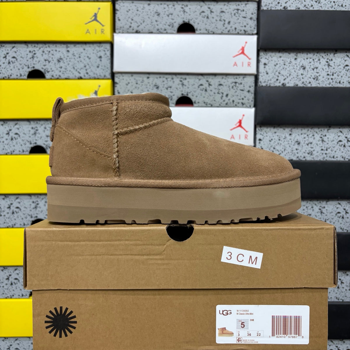 UGG Ultra Mini Platform Ankle Boot – Chestnut | Style 5092 | Sizes 35–40