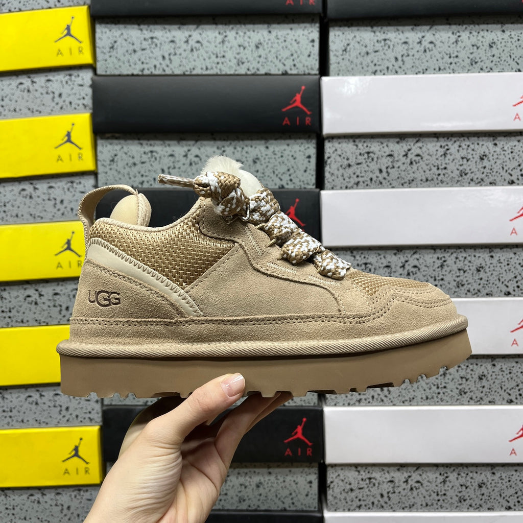 UGG Lowmel Lace-Up Sneaker – Sand | Style 1144032 | Sizes 35–44