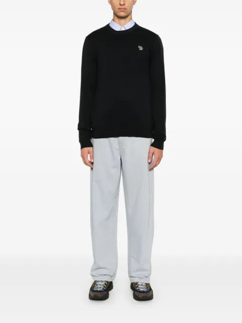Paul Smith Zebra-patch sweater