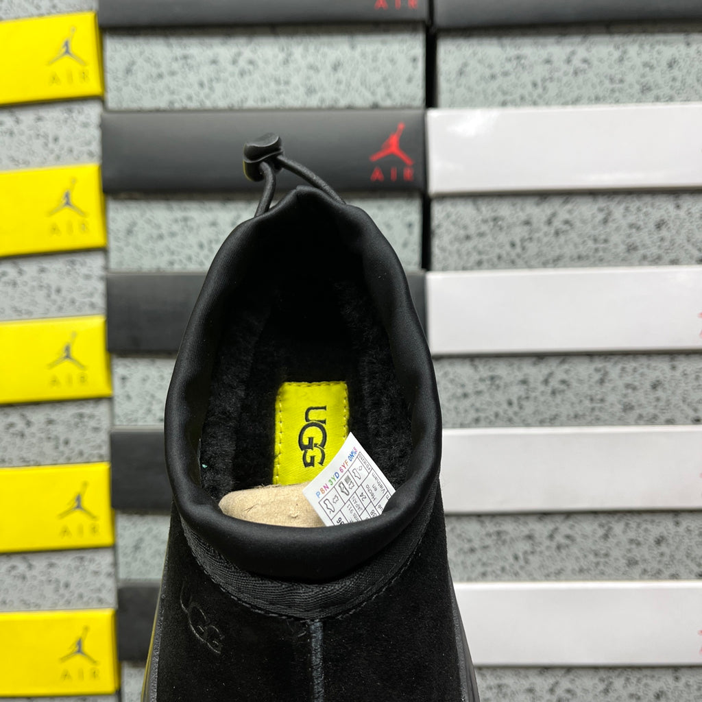 UGG Chunky Platform Sneaker – Triple Black | Style 1144096 | Sizes 35–44