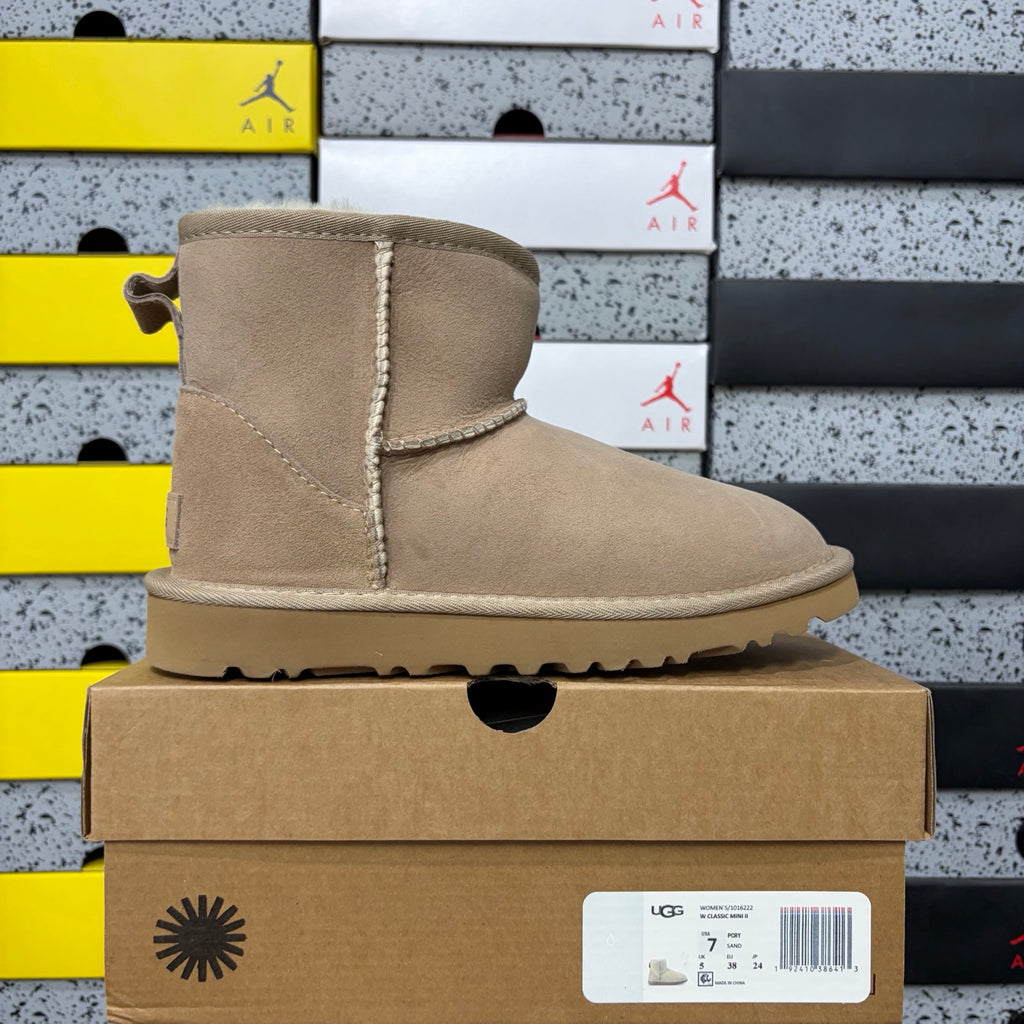 UGG Classic Mini II Boot – Sand | Style 6222 | Sizes 35–44