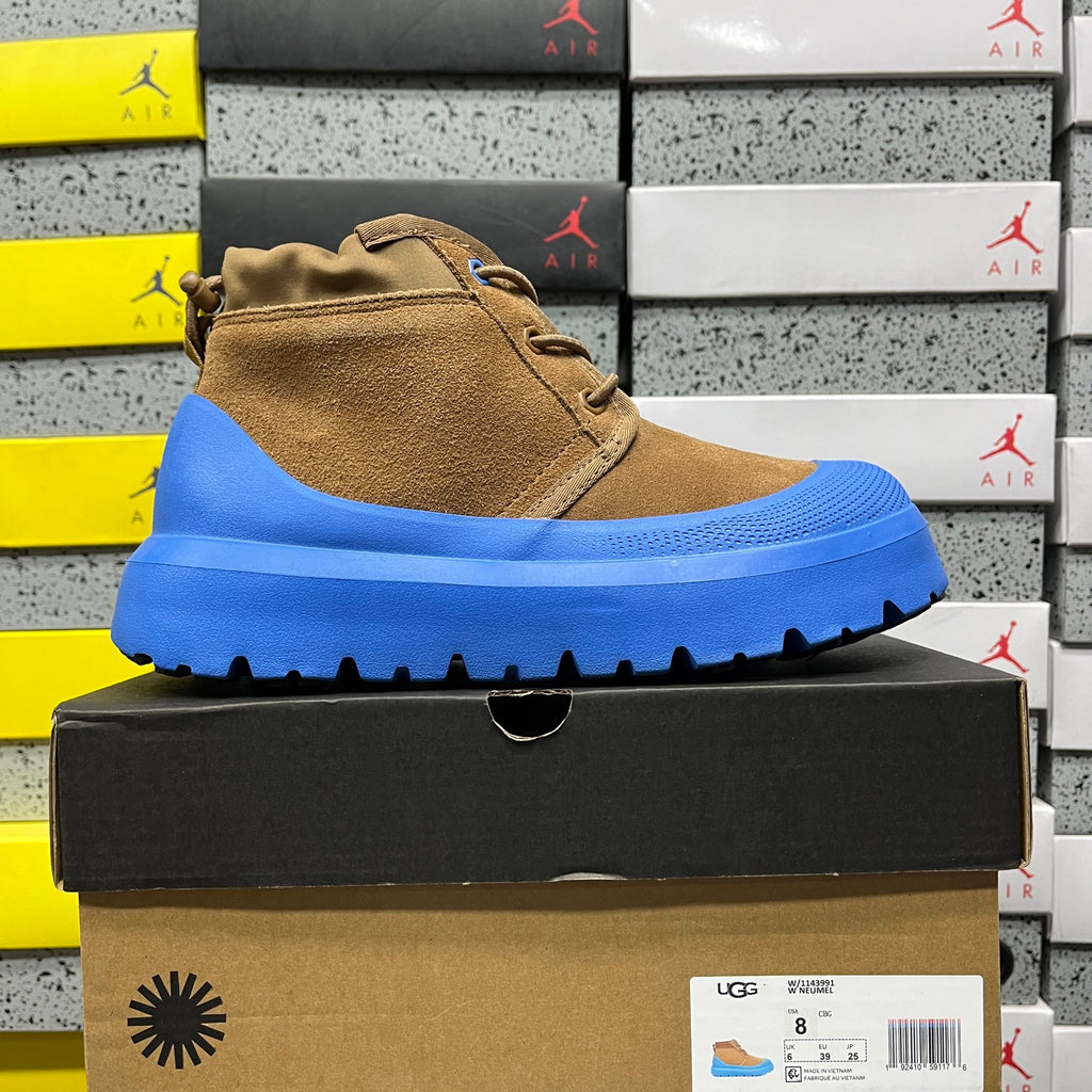 UGG Neumel Lace-Up Boot – Tan & Blue | Style 1113991 | Sizes 35–45