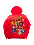 Warren Lotas Lie Cheat Steal graphic-print hoodie