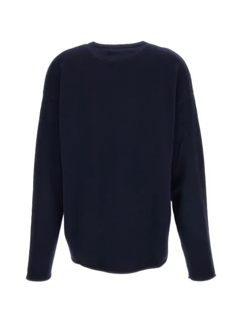 extreme cashmere crew-neck oversized sweater