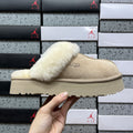 UGG Disquette Platform Slipper – Sand | Style 1122550 | Sizes 35–40