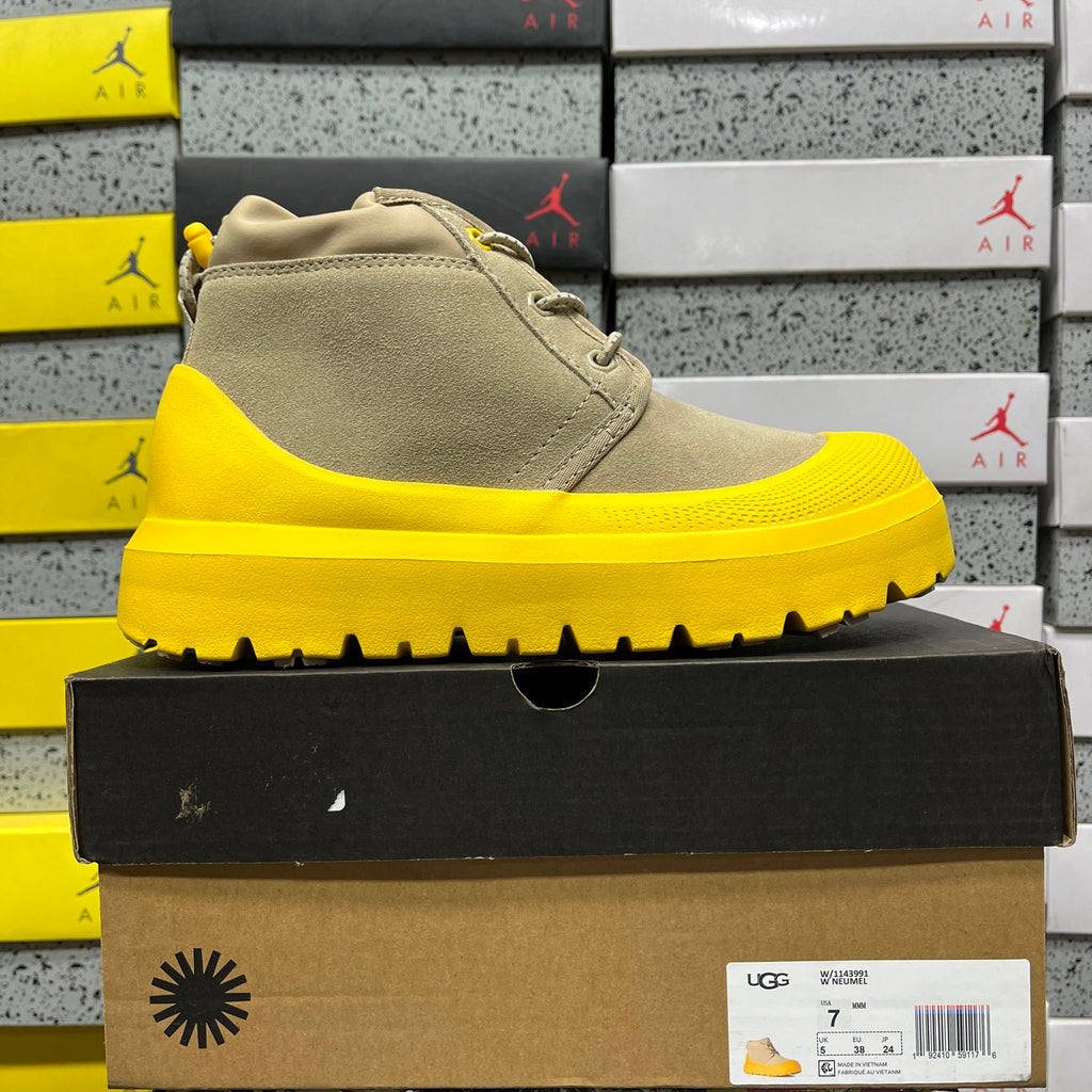 UGG Neumel Lace-Up Boot – Sand & Yellow | Style 1143991 | Sizes 35–45