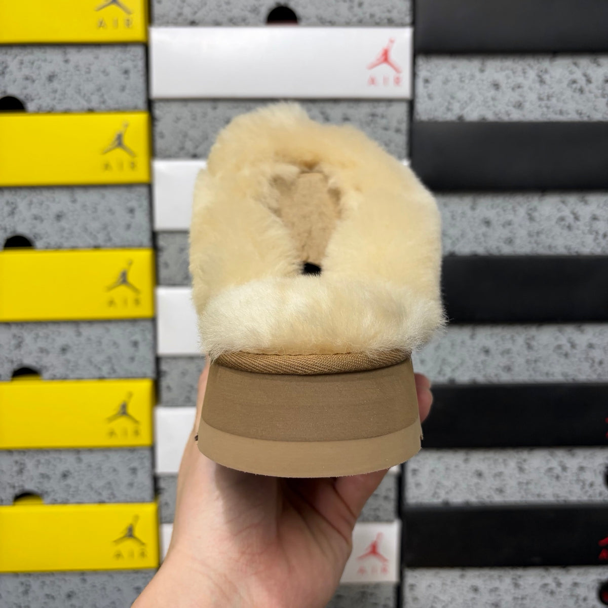 UGG Disquette Platform Mule Slippers – Chestnut | Style 1122550 | Sizes 35–40