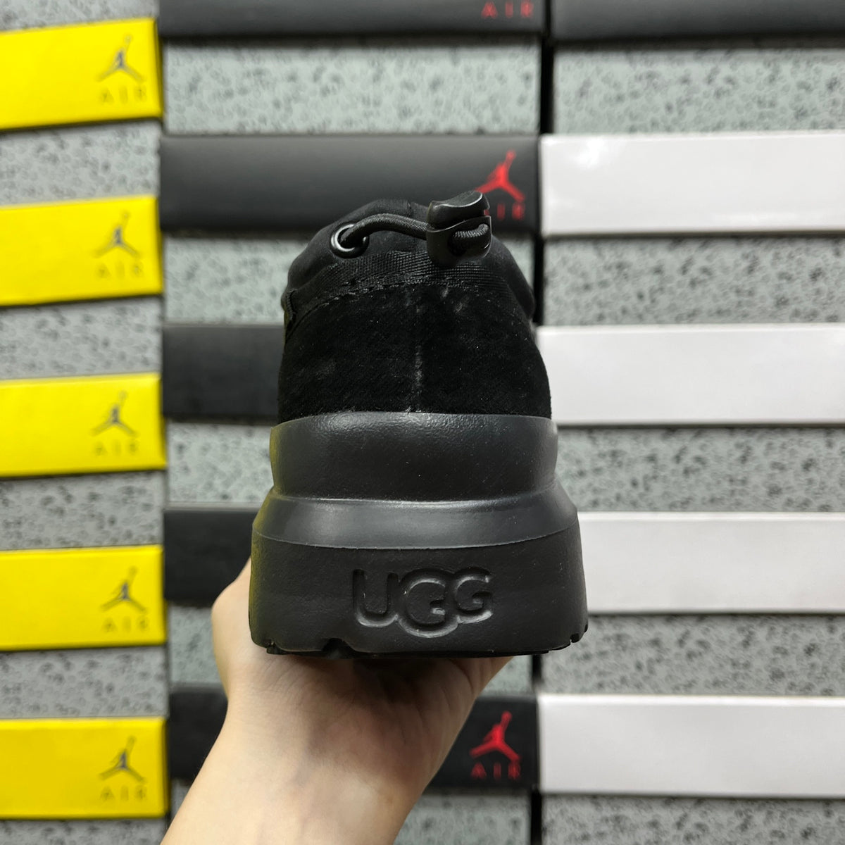 UGG Chunky Platform Sneaker – Triple Black | Style 1144096 | Sizes 35–44