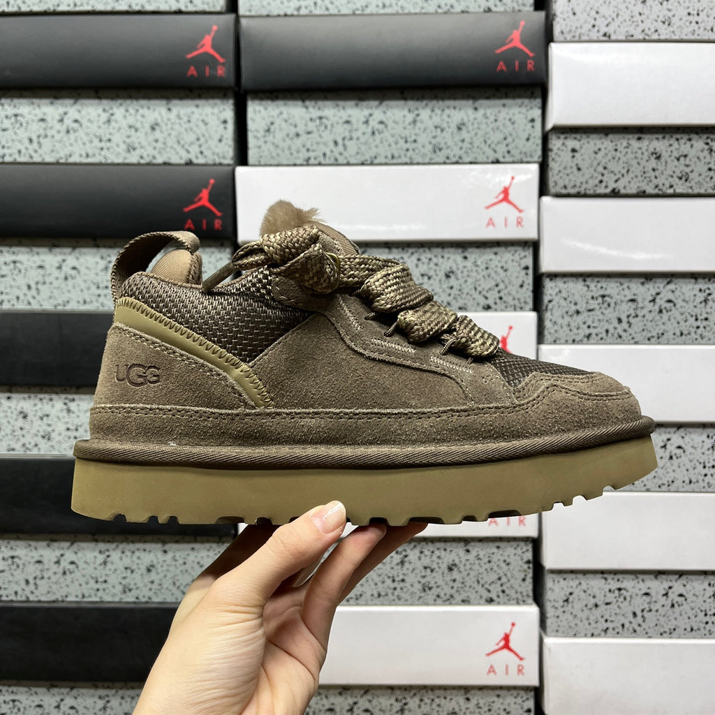 UGG Lowmel Lace-Up Sneaker – Smoky Brown | Style 1144032 | Sizes 35–44