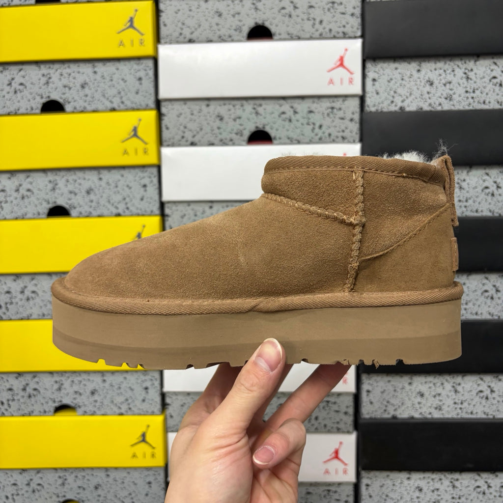 UGG Ultra Mini Platform Ankle Boot – Chestnut | Style 5092 | Sizes 35–40