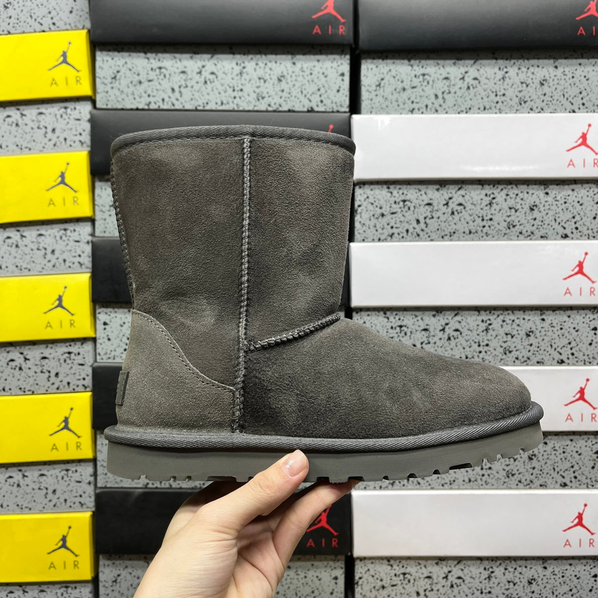 UGG Classic Short Boot – Gray | Style 1016223 | Sizes 35–40