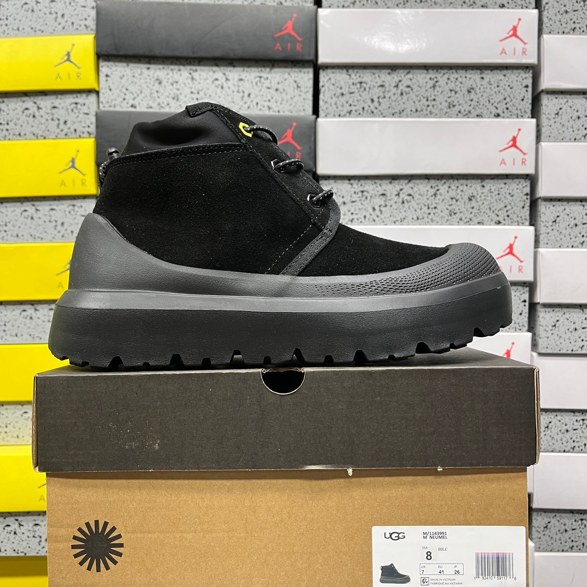 UGG Neumel Lace-Up Boot – Black | Style 1113991 | Sizes 35–45