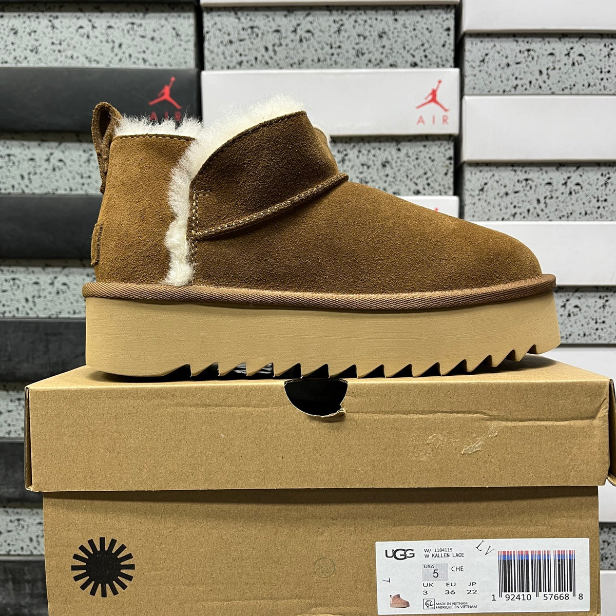 UGG Ayana Platform Boot – Chestnut | 5cm Platform | Style 1184115 | EU 35–40