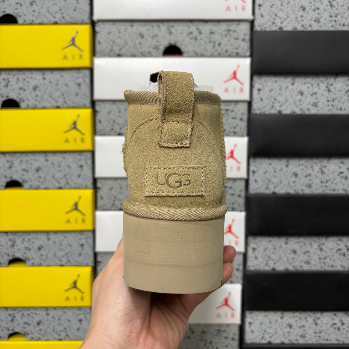 UGG Ultra Mini Platform Ankle Boot – Mustard | 5cm Sole | Style 5092 | Sizes 36–40