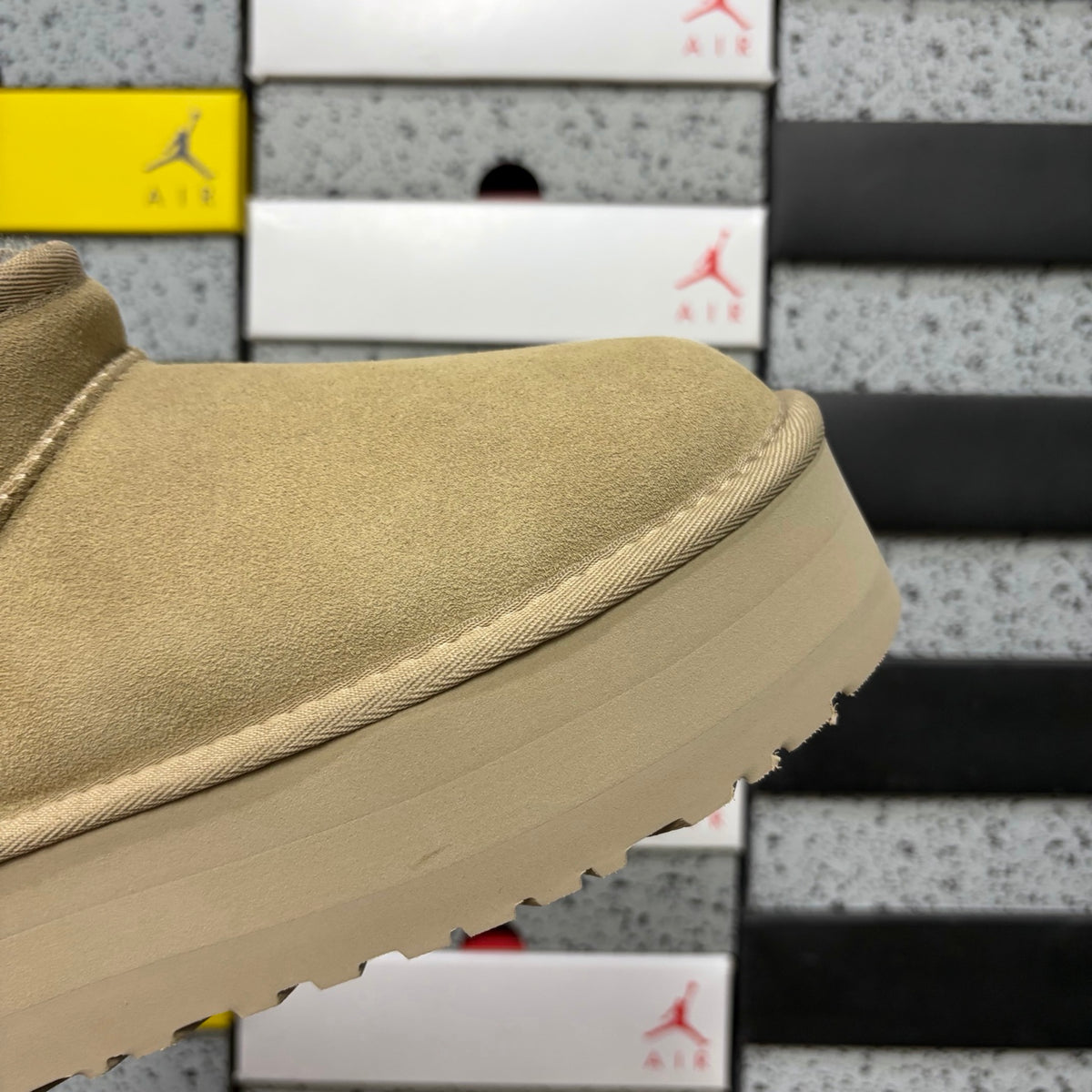 UGG Ultra Mini Platform Ankle Boot – Mustard | 5cm Sole | Style 5092 | Sizes 36–40