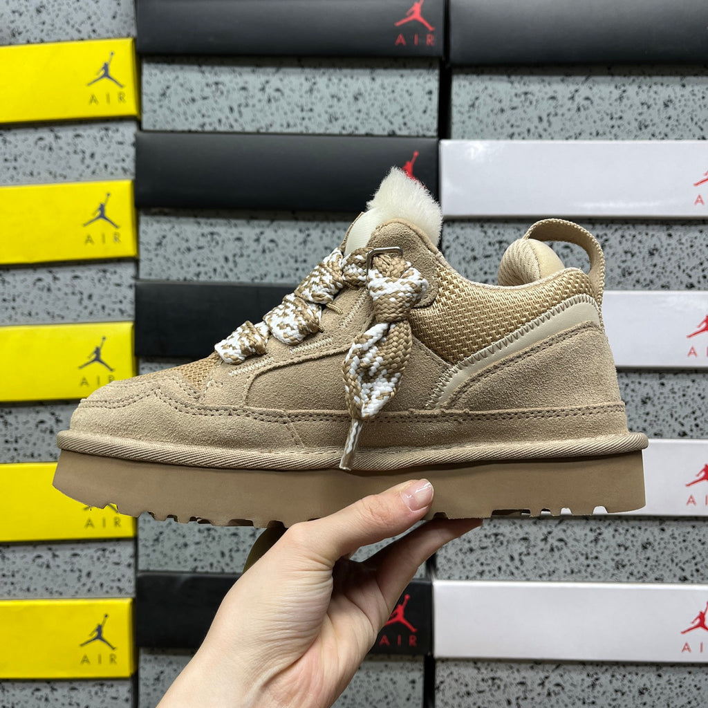 UGG Lowmel Lace-Up Sneaker – Sand | Style 1144032 | Sizes 35–44