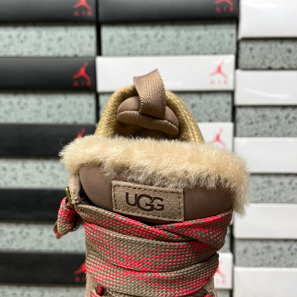 UGG Lowmel Lace-Up Sneaker – Brown Pink | Style 1144032 | Sizes 35–44